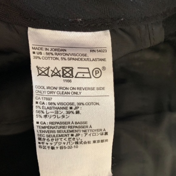 Black “Curvy Sloan” Slim Ankle Pants  { Banana Republic Factory } - Picture 8 of 12